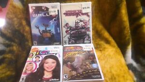 Lot of 4 Wii Games NEW! Sealed London Taxi Rushour, Wall-E, I Carly Pheasants