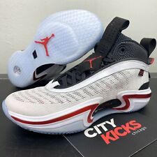 New Mens Nike Air Jordan XXXVI 36 Sz 9 White Red Basketball Shoes CZ2650 100