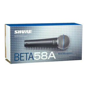 Beta 58A Microphone Vocal Supercardioid Dynamic Shure US New Fast Free Shipping