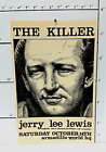 Poster : Lewis, Jerry Lee @ Armadillo World Headquarters; 10.14.72; JFKLN