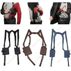 Anti-Theft Hidden Underarm Strap Wallet Double Shoulder Pouch Holster Phone Bag