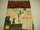 ORIENTAL SELF DEFENSE Aaron Banks - Tribute To Bruce Lee 1973 Promo Poster Ad