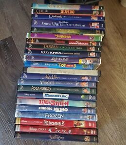 (22) Classic All Disney DVD Movies Lot. Excellent Cond. See Titles On Picture!