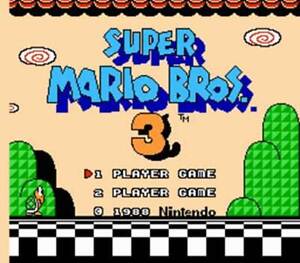 Super Mario Brothers 3 - NES Nintendo Game Bros III