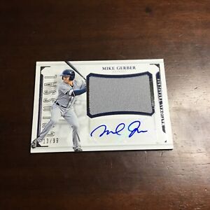 New Listing2016 National Treasures Auto Jersey Tag Patch #CS-MG Michael Mike Gerber /99