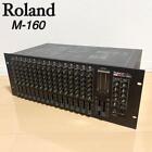 Roland M-160 Stereo Line Mixer Rack mount Recording Equipment Operation ok
