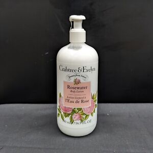 Crabtree & Evelyn Rosewater Body Lotion 16.9 fl oz with Pump - New