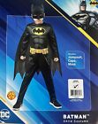 DC Batman Child Halloween Costume Boys Large 12-14 With Jumpsuit Cape Mask New