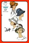 Brimmed HAT w SCARF by ADOLFO Bucket Hat Vogue 7201 VTG 1967 Sewing Pattern