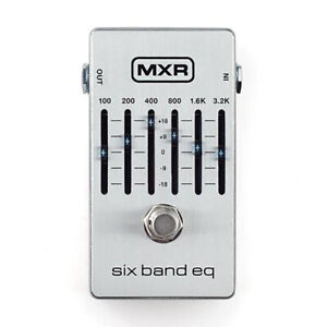 MXR M109S 6-Band Graphic EQ Guitar Bass Effects True Bypass Pedal Stompbox