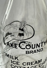 CLEAR LAKE CALIFORNIA 1 Qt Milk Bottle Lake County Maid Dairy Swim Suit Beauty