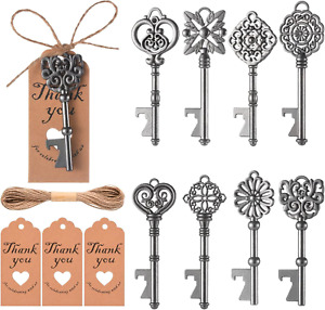 80 PCS Wedding Favors Key Bottle Openers,Bridal Shower Party Gifts for Guests
