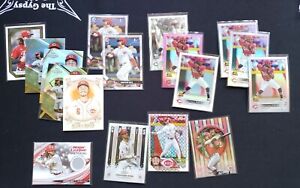 Lot of (18) Jonathan India 2021 Topps Bowman RC Rookie Refractor Reds