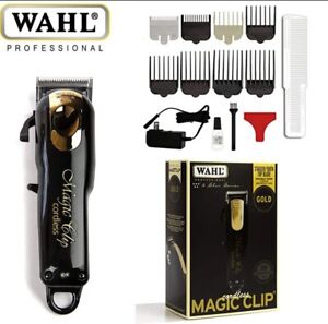 Wahl  5 Star 8148-100 Cordless Clipper - Black/Gold