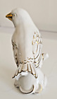 Erphila Bird Figurine Porcelain Germany White Gold Accent 5.5