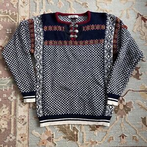 Sondre Norwegian Design Nordic Wool Sweater Large