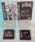 2 Game Lot - Mighty Morphin Power Rangers: The Movie (Sega Game Gear) w/ Manuals