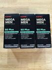 3 Pk - GNC Mega Men 50-Plus One Daily Multivitamin 60ct, Science-Backed BBD 3/24