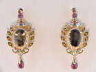 Levian Chandelier Gemstone earrings in Rose Gold