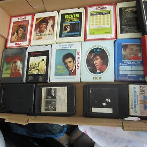 Vintage  8-Track Lot of 100 plus    ELVIS,COUNTRY  ALL DIFFERENT UNTESTED