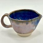 New ListingStudio Art Pottery Small Mixing Bowl W/Spout Handled/Hand Thrown/Artist Signed