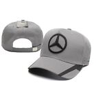 New Baseball Cap Hats Mercedes stripe grey/BLACK unisex one day sale!!