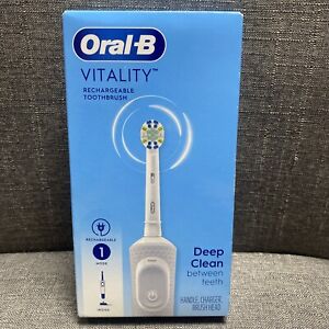 New ListingOral-B Vitality Floss Action Rechargeable Electric Toothbrush - White 🆕