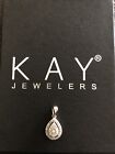 Kay Jewelers 1/5 Ct Diamond Pear Necklace Pendant