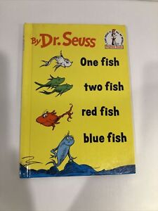 One Fish Two Fish Red Fish Blue Fish by Dr. Seuss (1988, Hardcover - VERY GOOD)