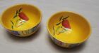 Gates Ware by Laurie Gates Yellow Bowl Peppers Set of 2 Bowls