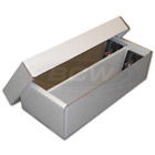 BCW Shoe Storage Box (1,600 CT) Holds over 300 3x4 toploads Sports/Trading Card