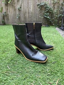 ALOHAS Black Leather Boots EUR 41