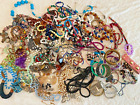 Huge Vintage New Mixed Jewelry Necklace Bracelet Beads Rhinestone Lot Box 4