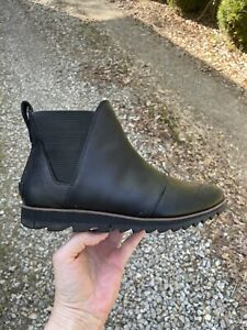 Sorel Harlow Waterproof Chelsea Leather Ankle Boots 8 Woman’s