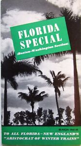 New ListingAtlantic Coast Line Railroad / 1941 Florida Special Advertising Brochure