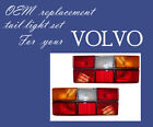 VOLVO 240 244 TAIL LIGHT ONE PAIR with Black Molding 1986-93 MADE IN EUROPE (For: Volvo 240)