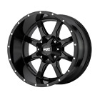 17x8 Moto Metal MO970 Gloss Black W/Milled Lip Wheel 6x135/6x5.5 (0mm) Set of 4