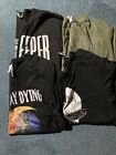 Christian Metal Size L Mens Shirts And Hoodie Lot