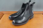 To Boot New York Wilford Mens 8 Black Leather Plain Toe Pull On Chelsea Boots