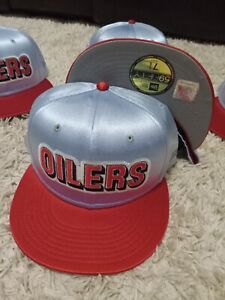 Houston Oilers New Era Satin 7 5/8 New Era Cap