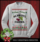 Schrute Farms Happy Holidays The Office Dwight Sweatshirt Ugly Christmas Beets