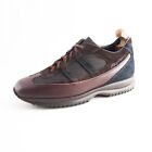 Santoni Low Top Sneakers Brown Leather Suede Mens Shoe Size EU 42 US 9  $620