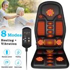 8 Mode Massage Seat Cushion with Heated Back Neck Massager Chair for Home & Car
