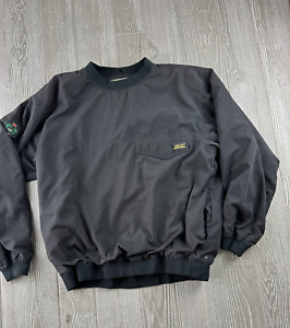 Tourney Gore-Tex Pullover Jacket Mens Size Med Black windbreaker golf Black