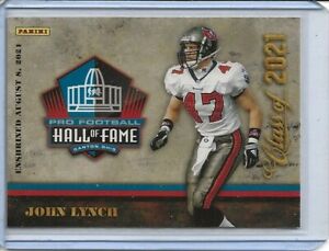 Panini Class of 2021 John Lynch Hall of Fame card Unsigned Buccaneers