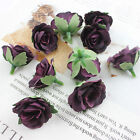 50X Mini Rose Artificial Flower Heads Silk Bulk Party Wedding Bouquet Home Decor