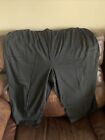 Woman Within Capri Pants Pull On Elastic Waist Drawstring Pockets Black Size 4X