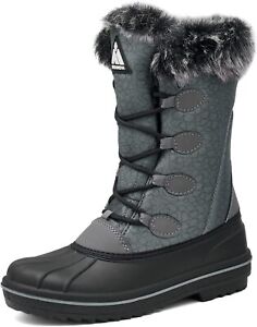 Mishansha Snow Boots for Women Mid-Calf Waterproof Winter Boot