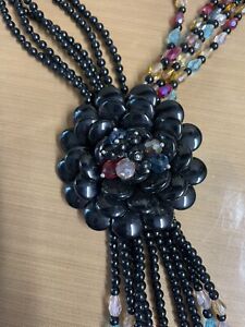 Joan Rivers Large flower necklace