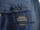 Kiton Suit Jacket 56R/46R Cashmere 100% Pristine Condition Blazer Blue Stripes
